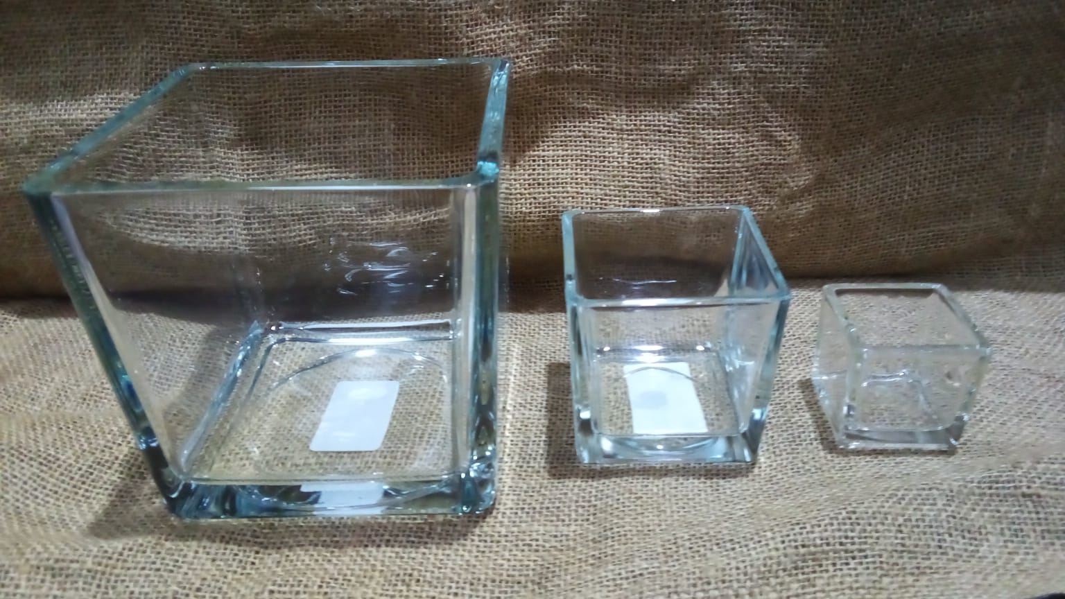 Cubo De Cristal 14cm x 14cm - Imagen 1